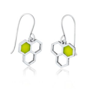 honeycomb earrings