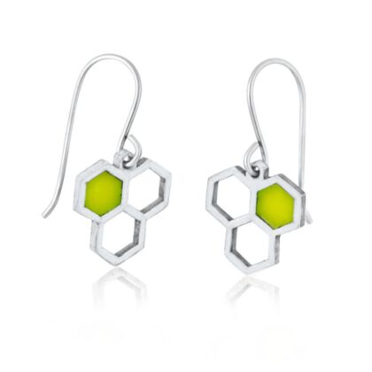 honeycomb earrings