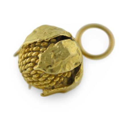real gold vermeil berry pendant